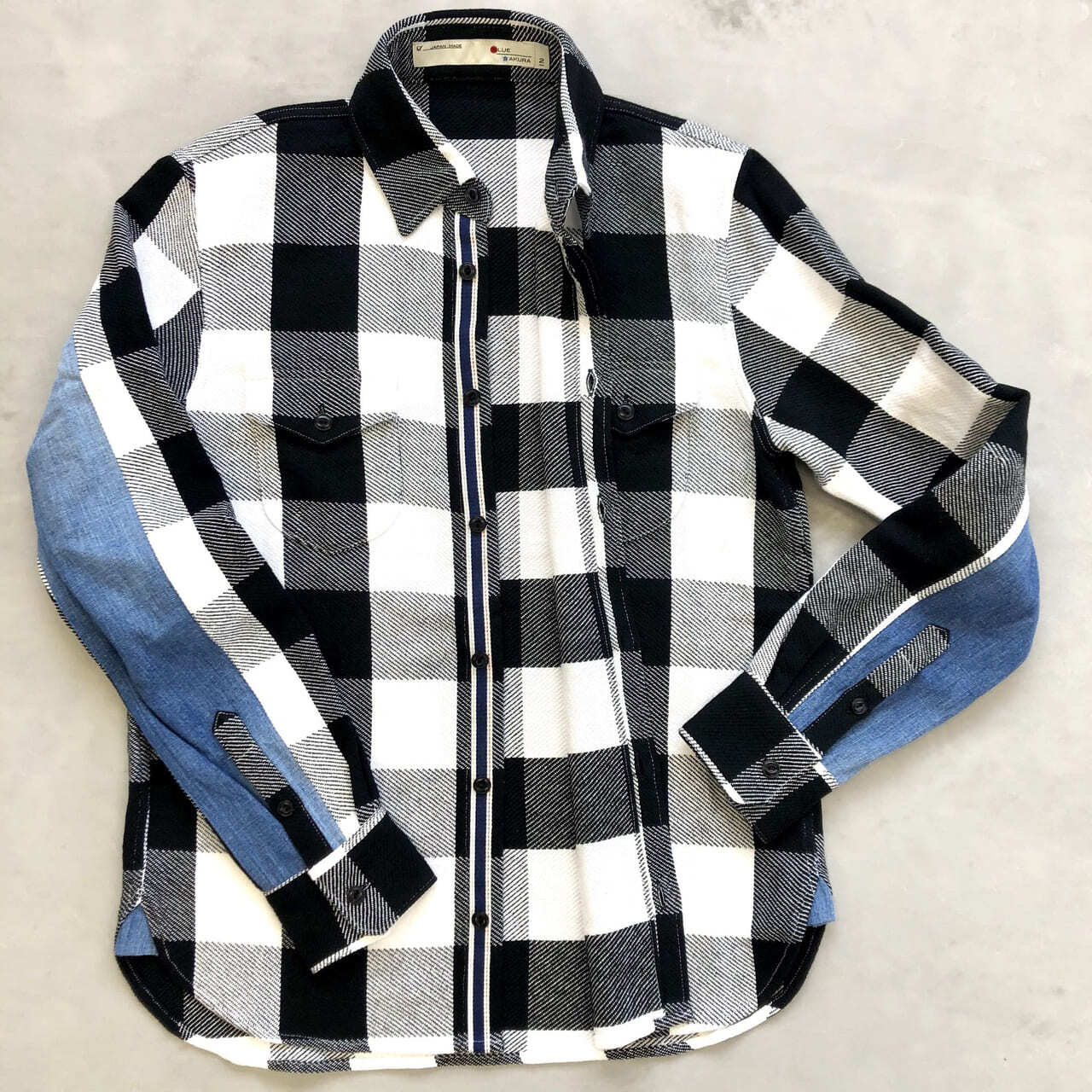 CLASSIC VINTAGE CHECK SHIRT / WHITE