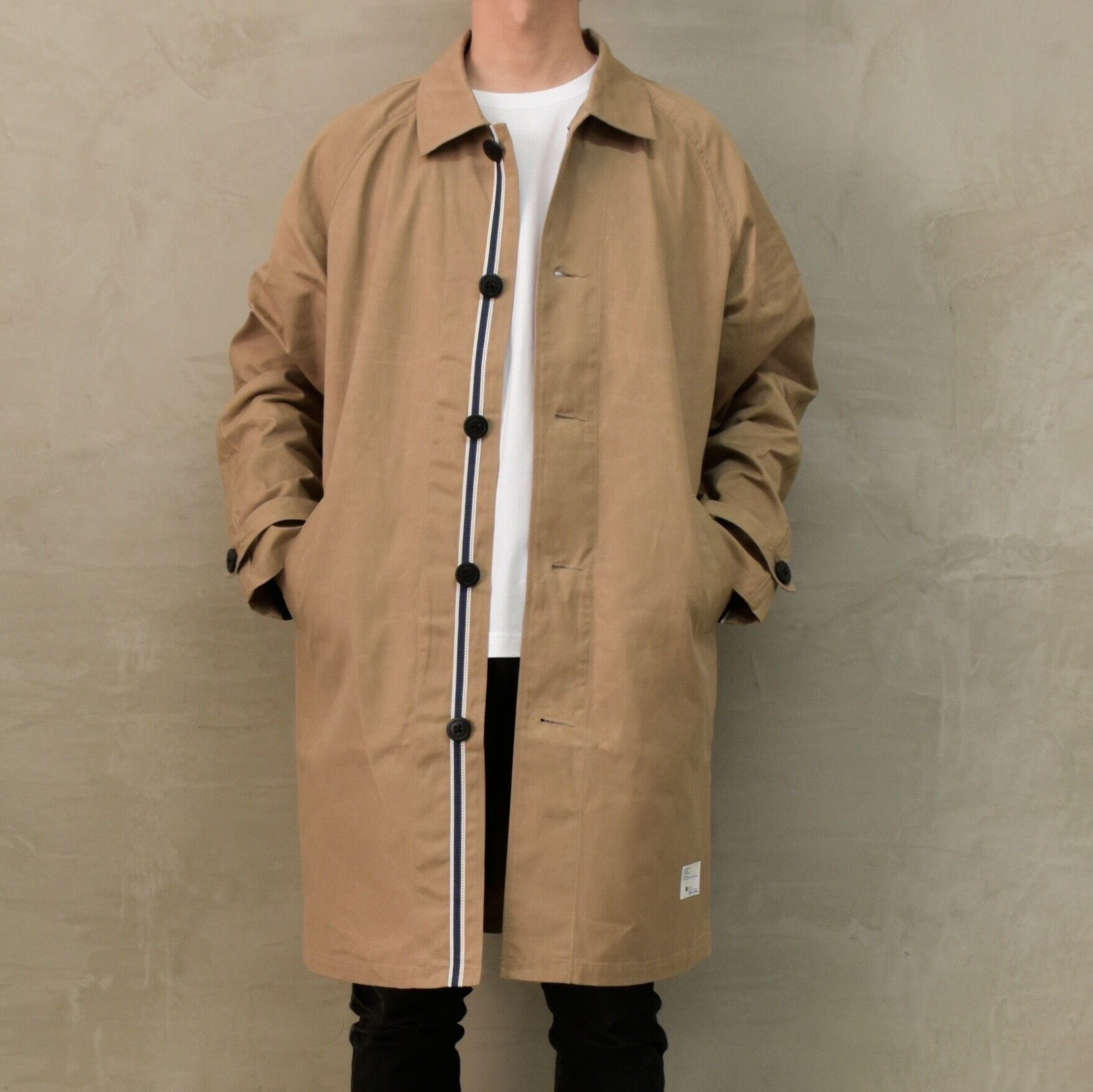 VINTAGE SHOP COAT / BEIGE