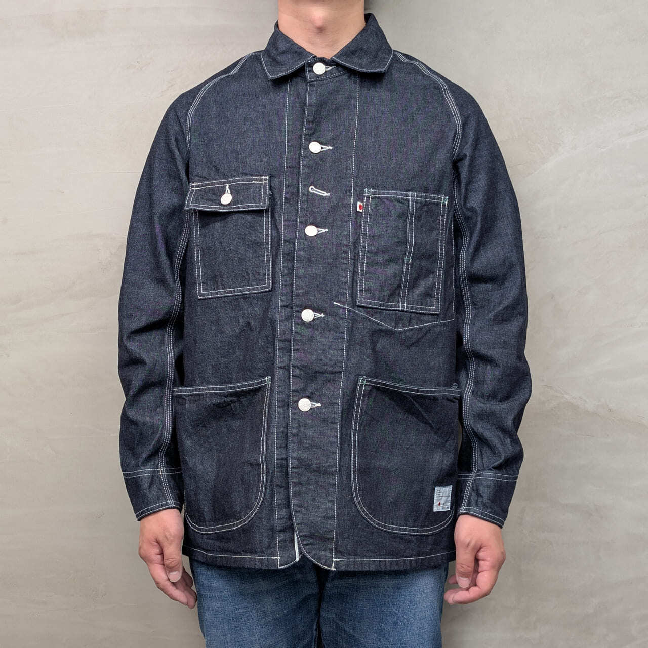 DENIM COVERALL OW