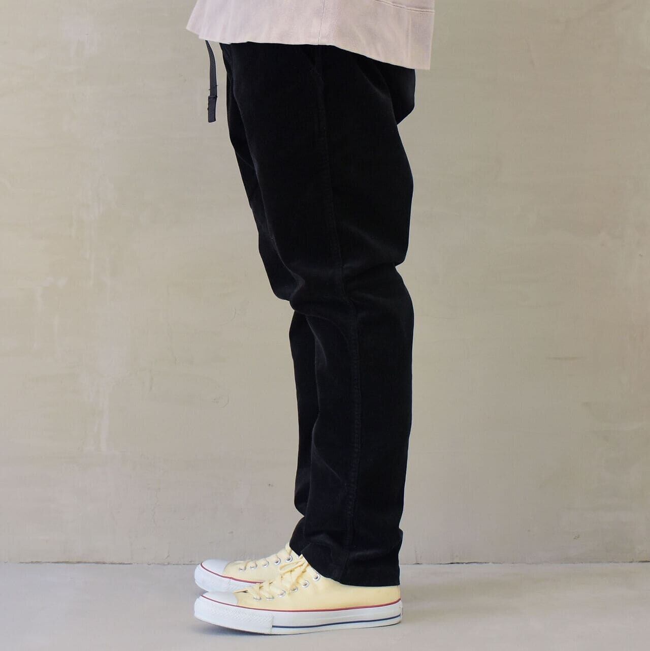 STRETCH CORDUROY CLIMBING PANTS / BLACK