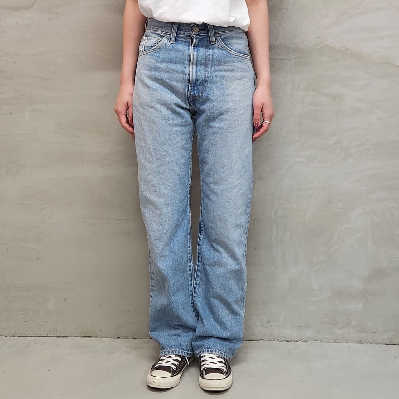105XXA WIDE PANTS USED / L-INDIGO