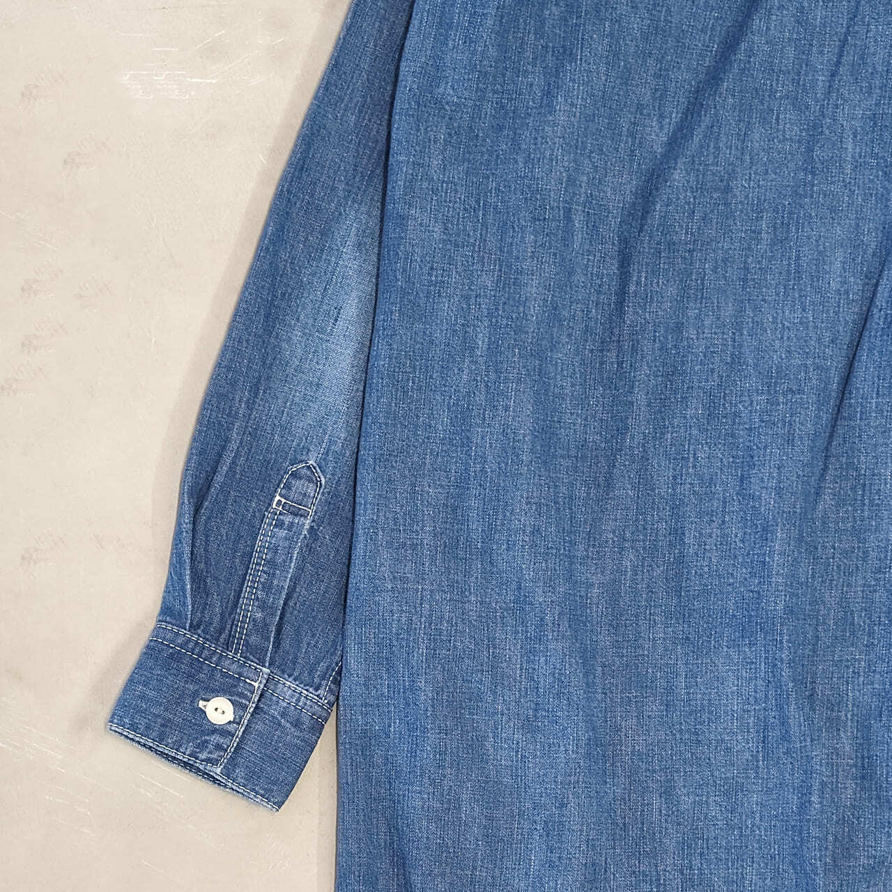 DENIM LONG SHIRT ""USED""