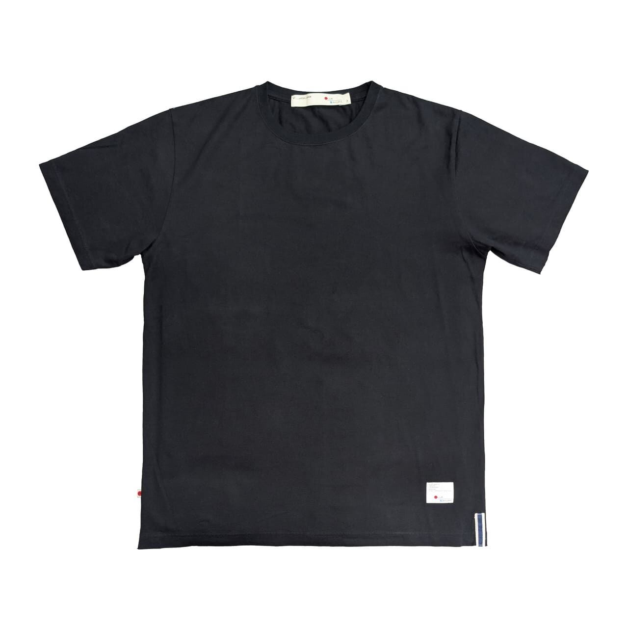 PLAIN T-SHIRT［CUT OFF］/ BLACK