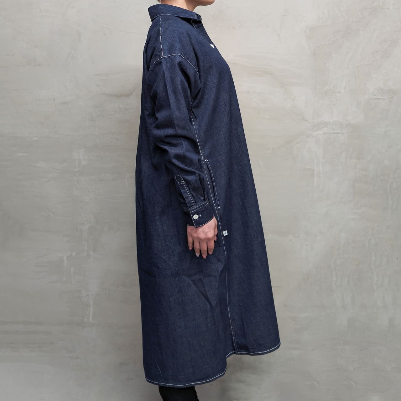 DENIM LONG SHIRT ""OW""