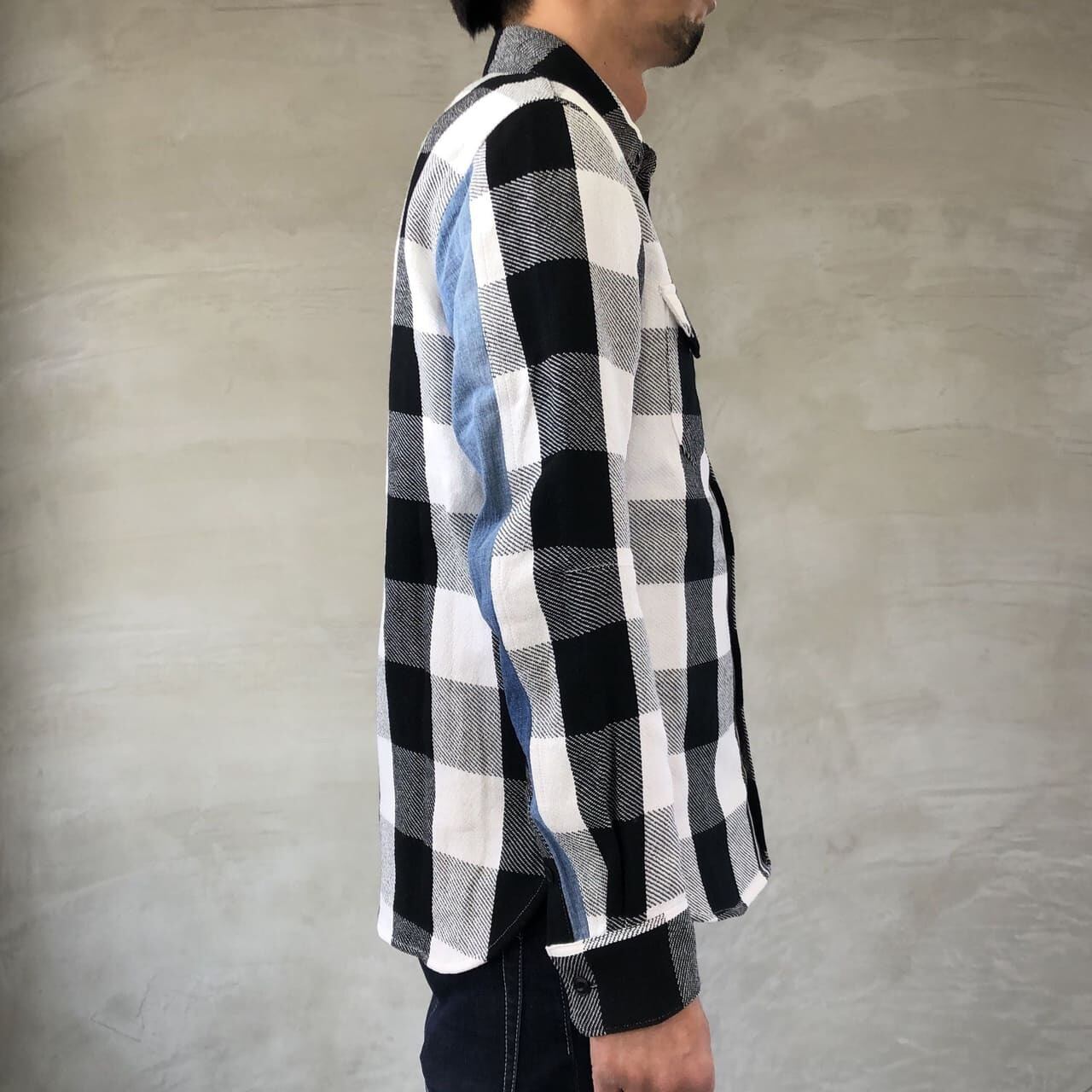 CLASSIC VINTAGE CHECK SHIRT / WHITE
