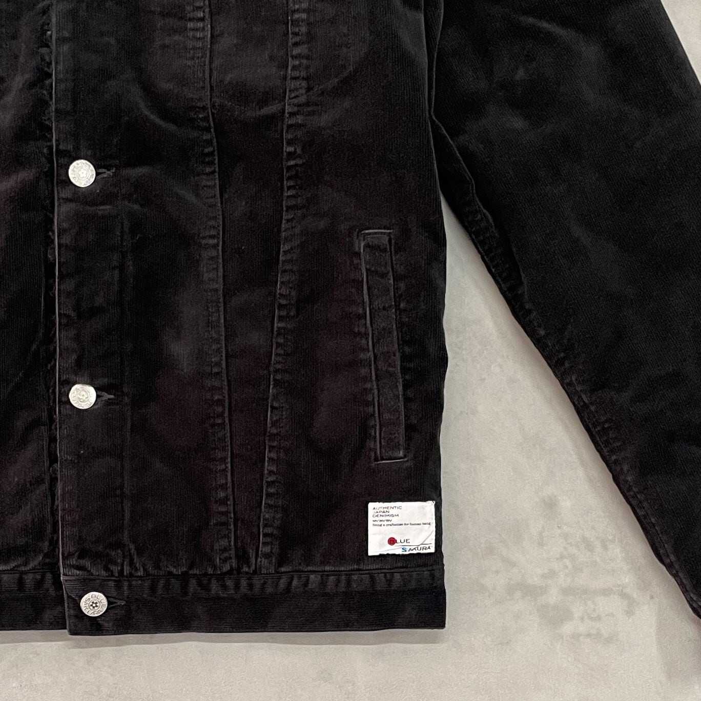 BOA CORDUROY 3rdtype JACKET / BLACK