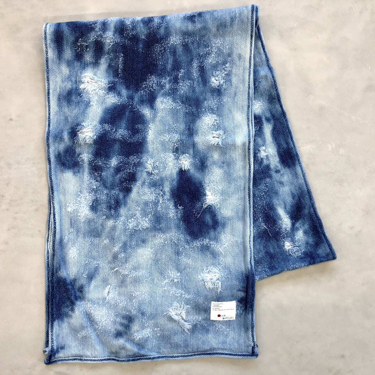 KNIT DENIM STOLE ［CRASH］