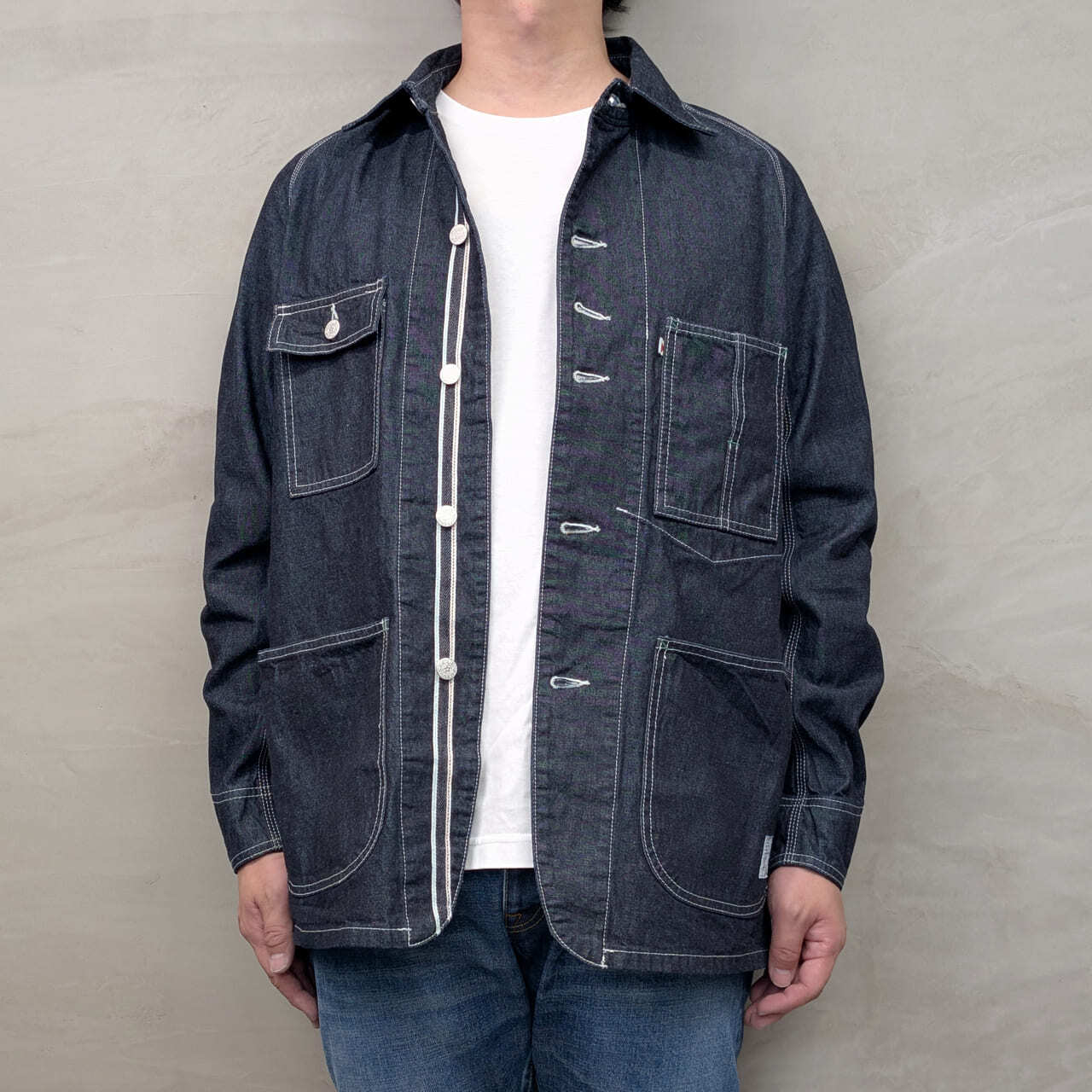 DENIM COVERALL OW