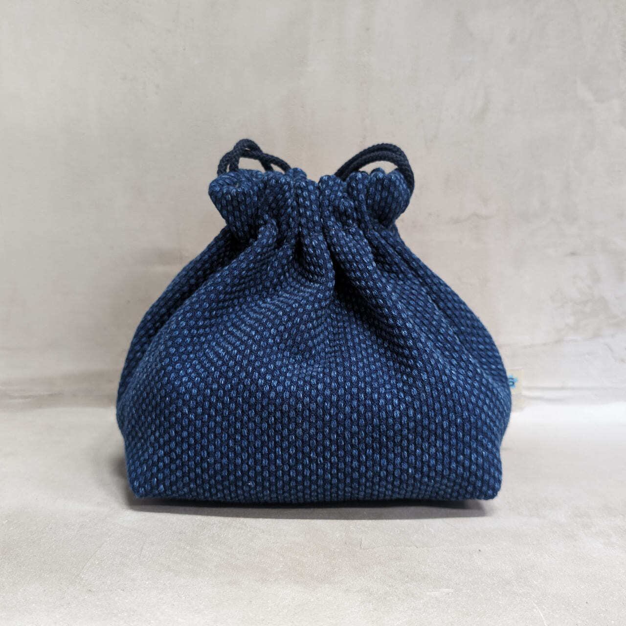 “DENTO” SASHIKO DRAWSTRING BAG