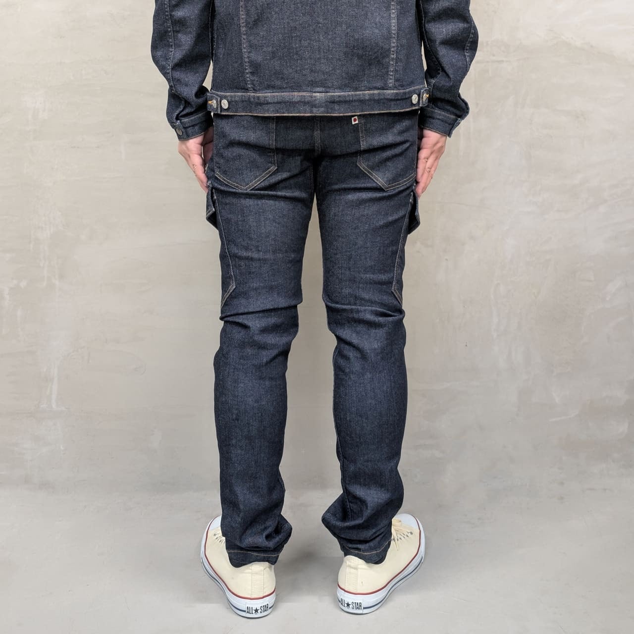 WORKING DENIM CARGO PANTS