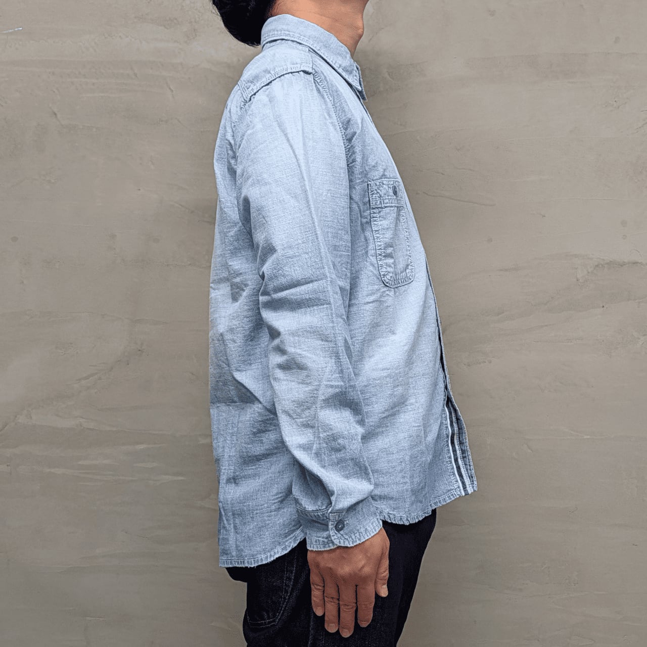 VINTAGE CHAMBRAY SHIRT USED