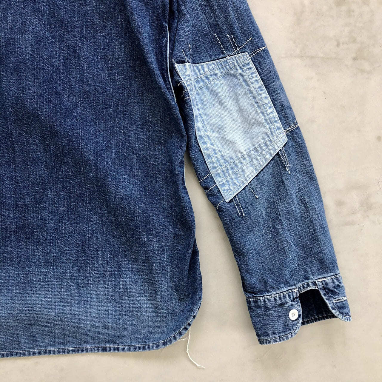 DENIM COMBI SHIRT ［bi-color ver］