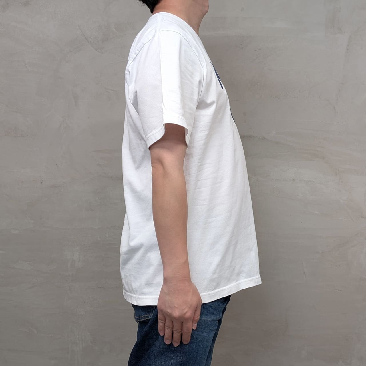 T-SHIRT ［KOJIMA CITY］ / WHITE×NAVY