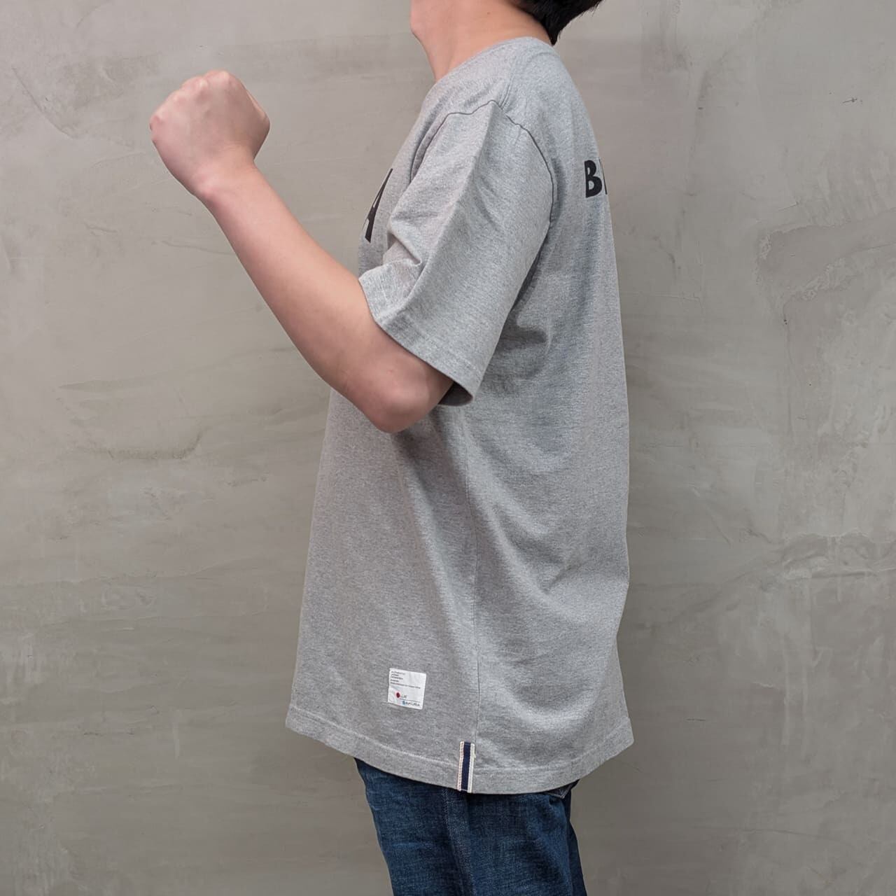 T-SHIRT ［KOJIMA CITY］ / GRAY×BLACK