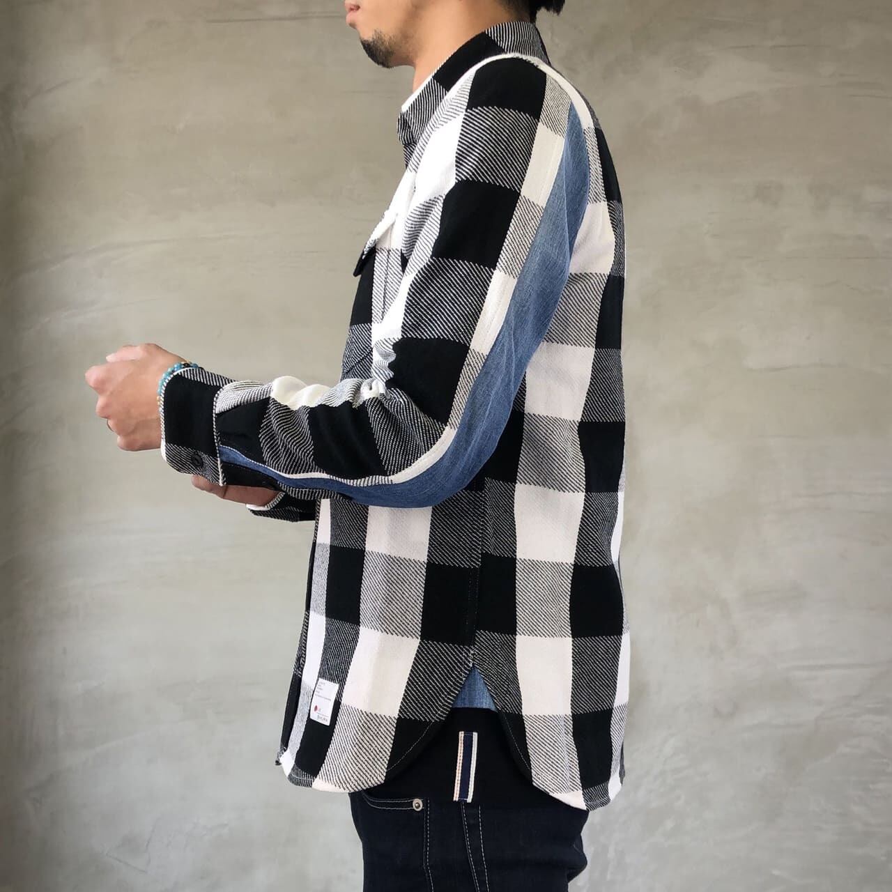 CLASSIC VINTAGE CHECK SHIRT / WHITE