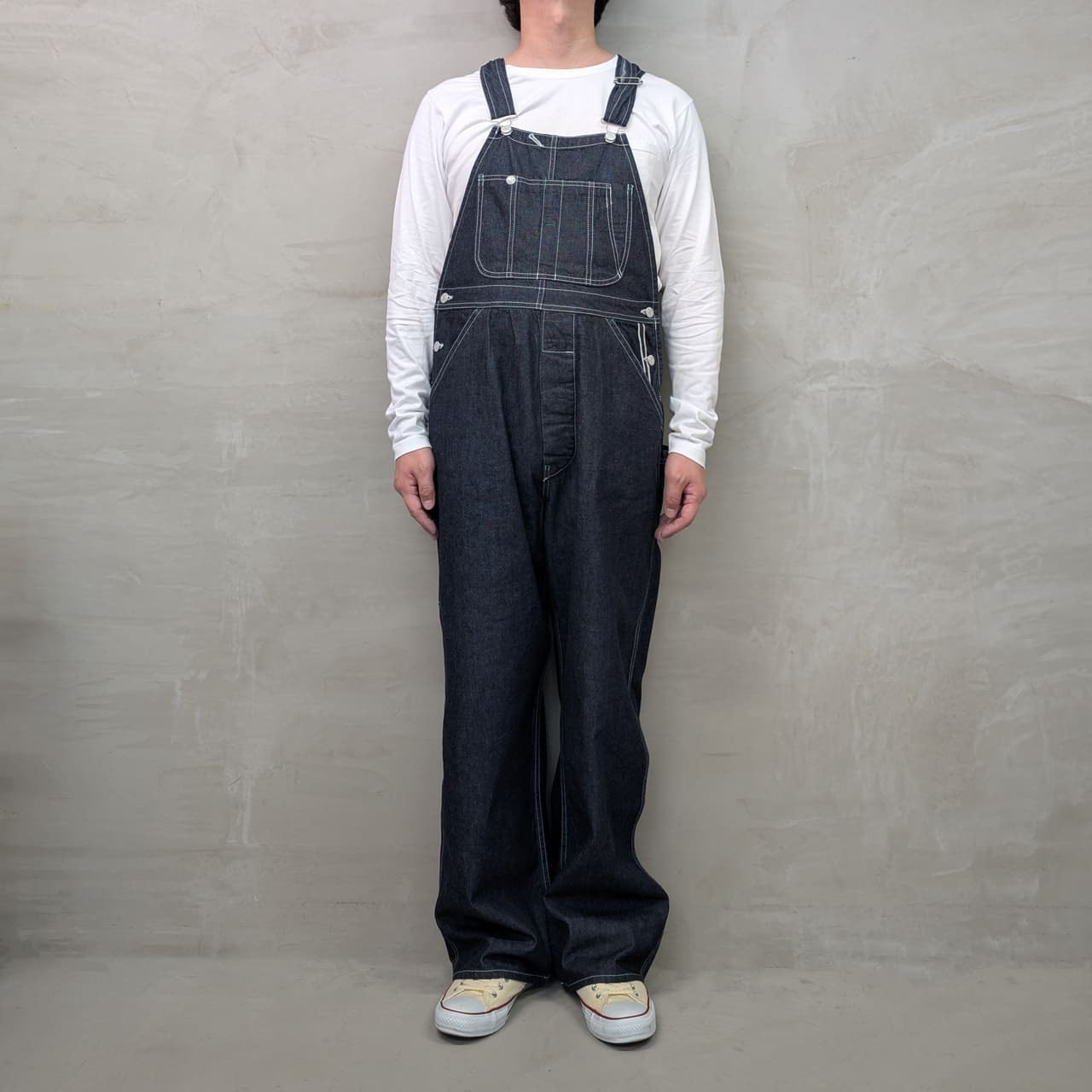 DENIM OVERALL OW