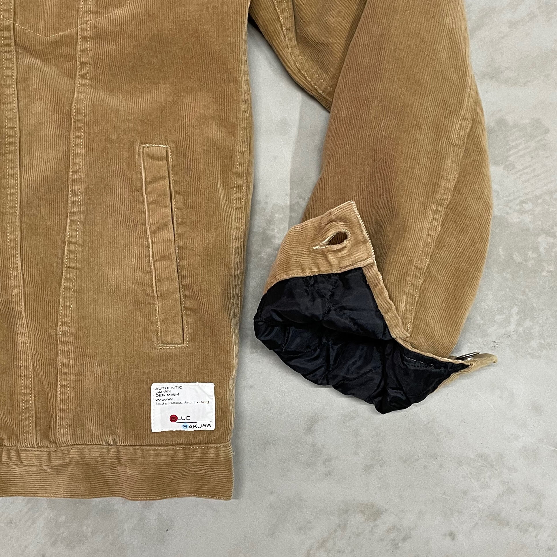 BOA CORDUROY 3rdtype JACKET / BEIGE