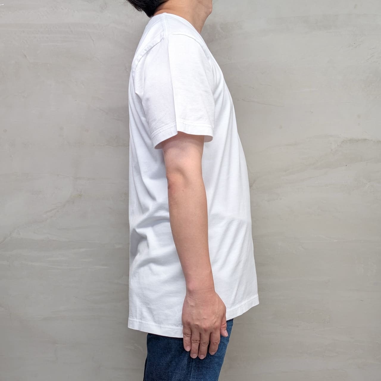 PLAIN T-SHIRT［STEP］/ WHITE