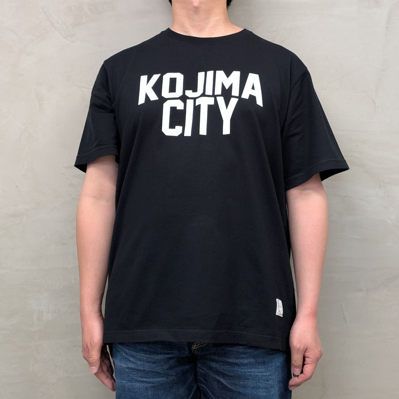 T-SHIRT ［KOJIMA CITY］ / BLACK×WHITE