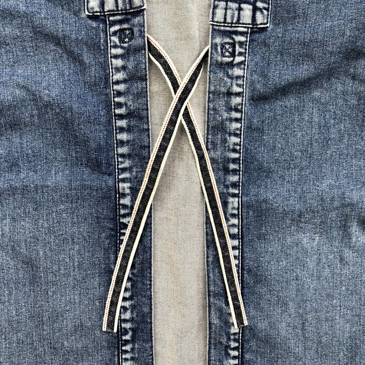 DENTO"" DENIM KIMONO JACKET ［SHORT SLEEVE］