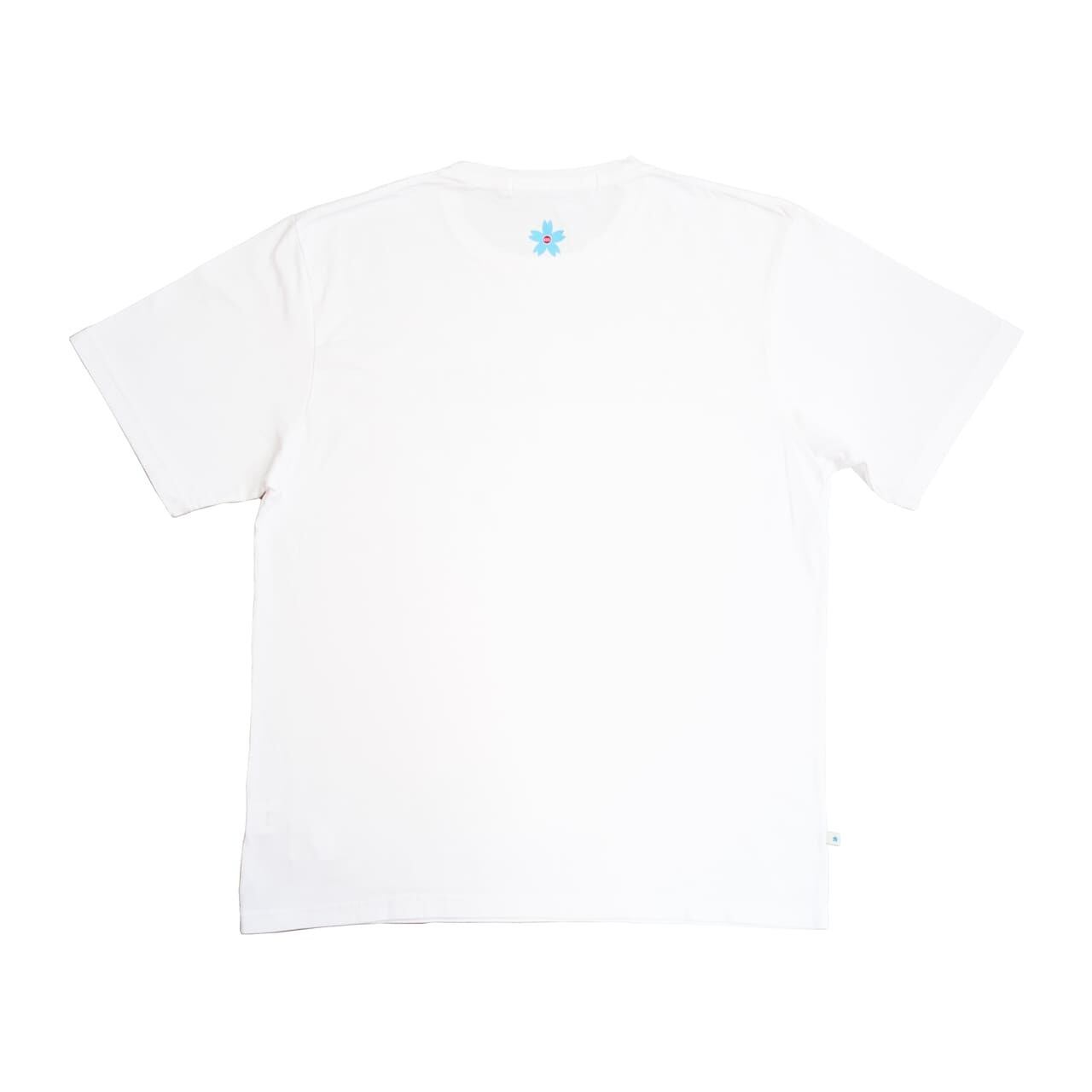 T-SHIRT ［BLUE SAKURA LOGO］ / WHITE×NAVY