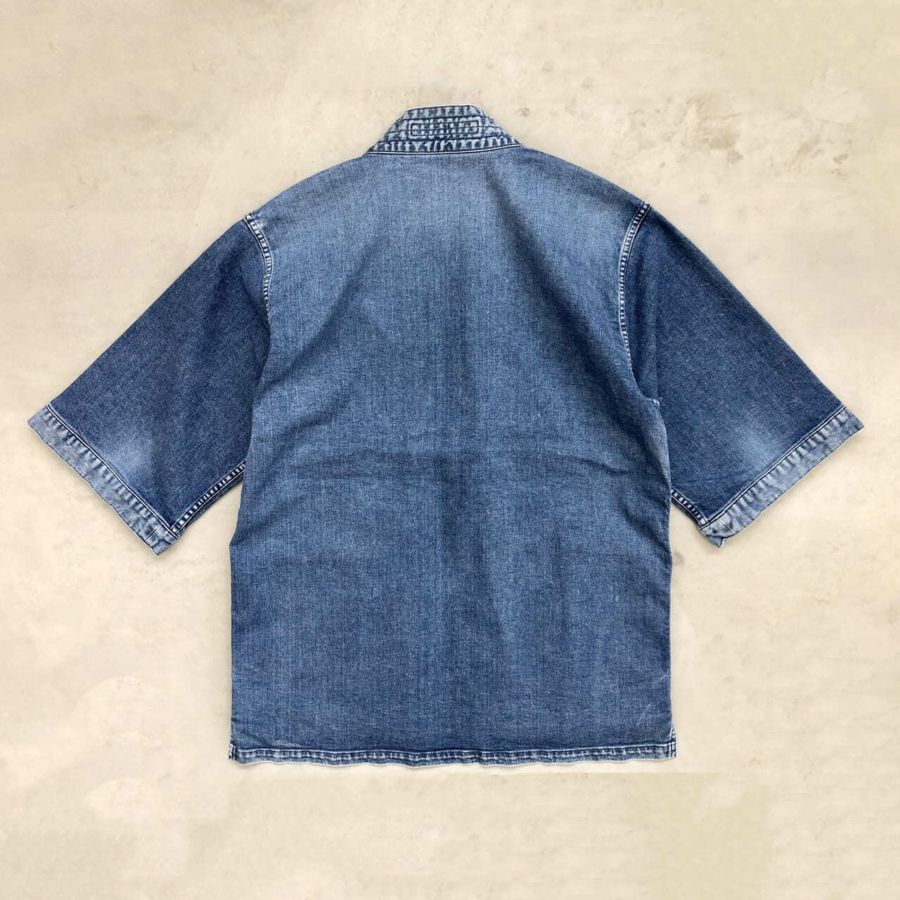 DENTO"" DENIM KIMONO JACKET ［SHORT SLEEVE］