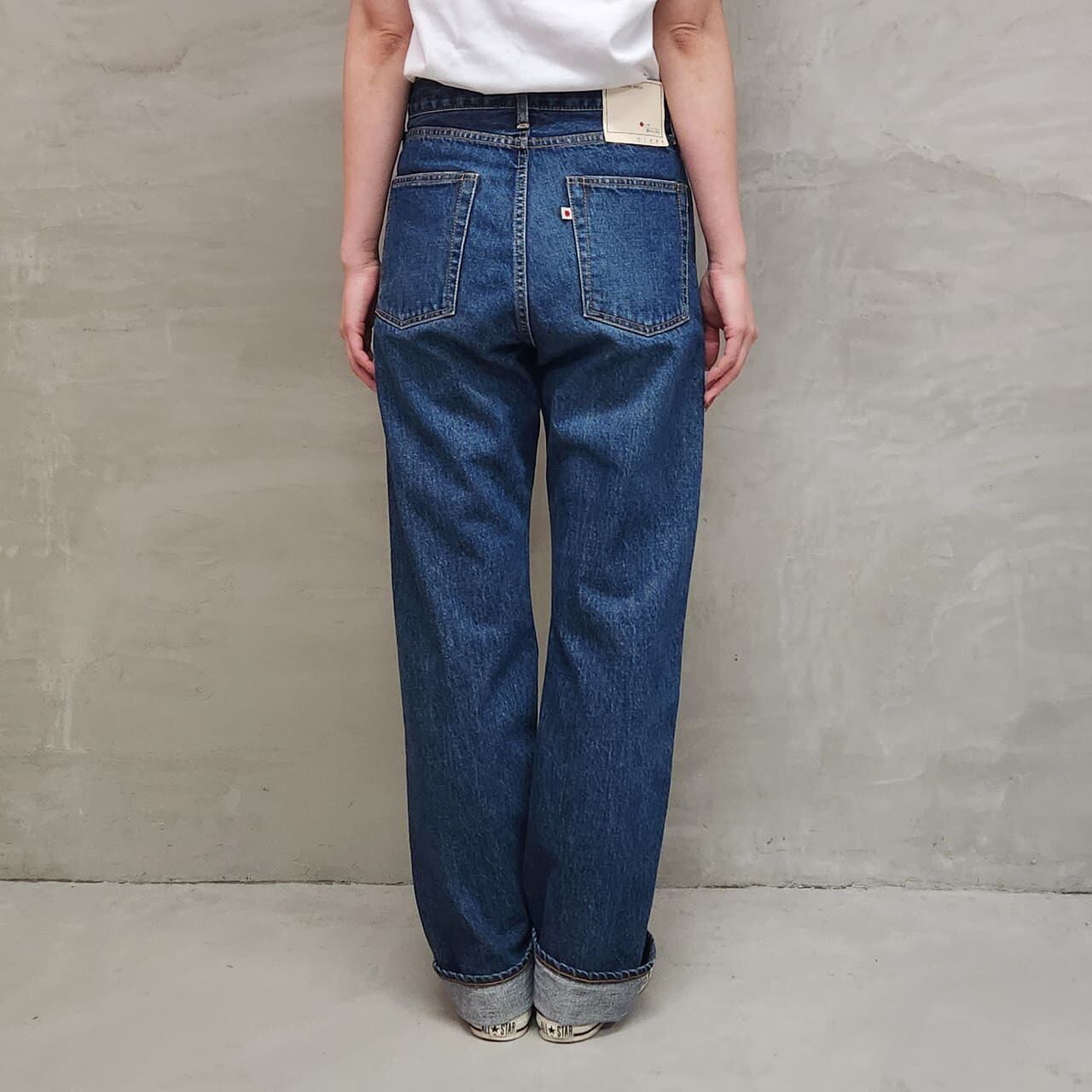105XXA WIDE PANTS USED / INDIGO