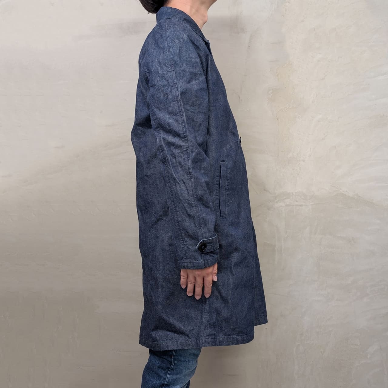 DENIM SHOP COAT OW