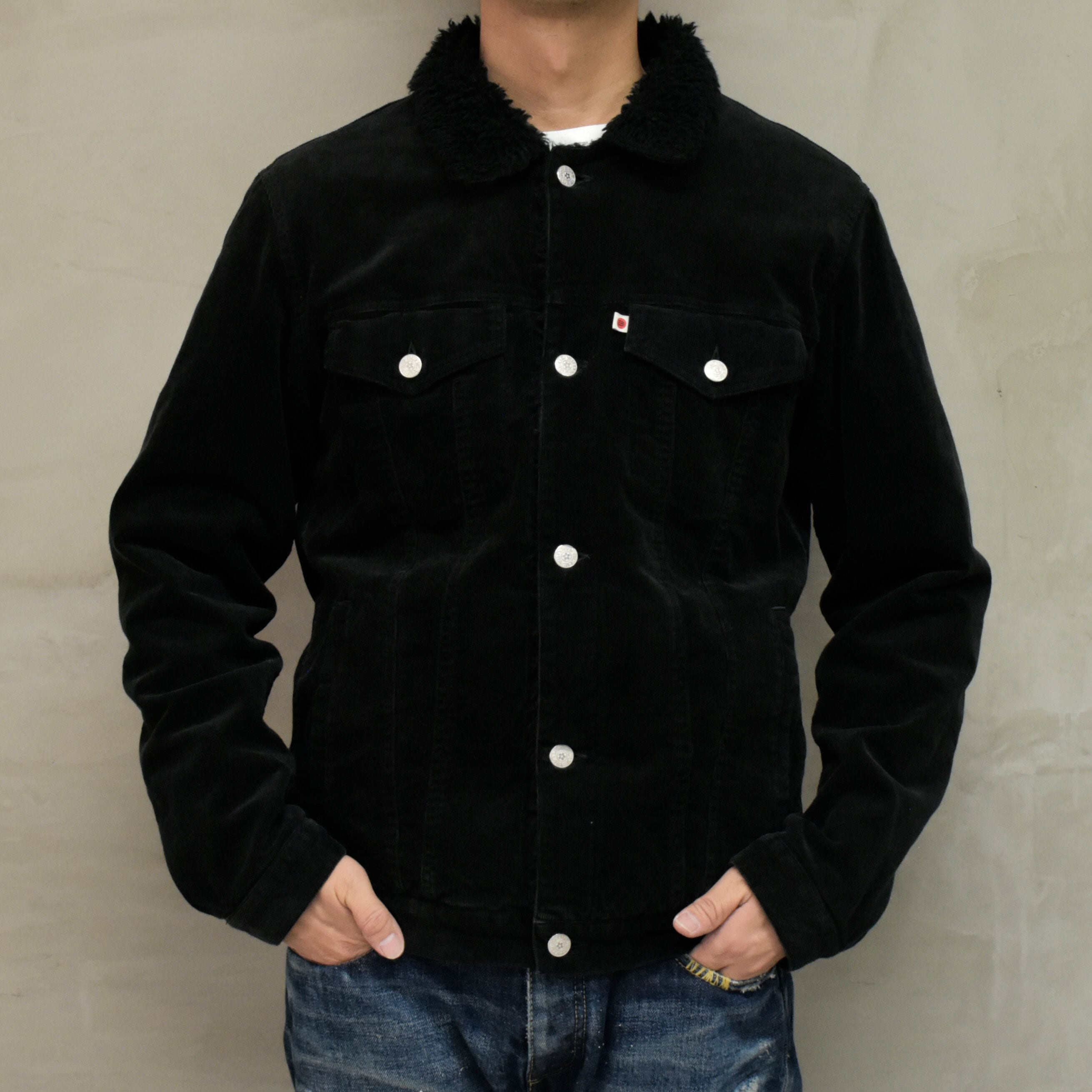 BOA CORDUROY 3rdtype JACKET / BLACK