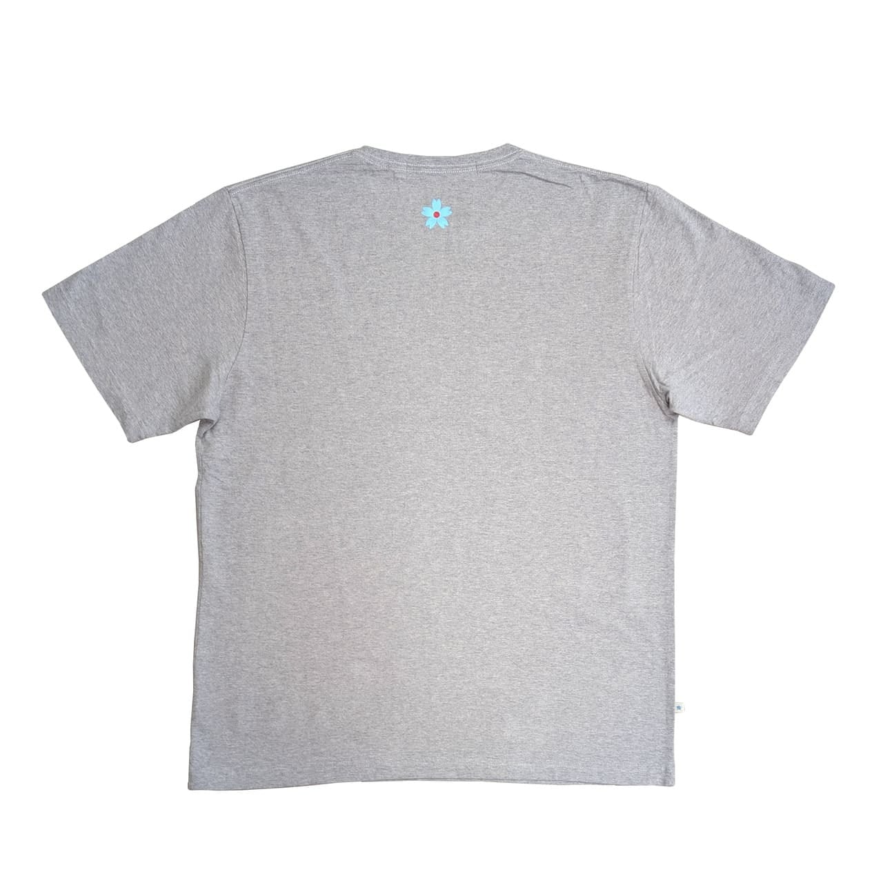 T-SHIRT ［BLUE SAKURA LOGO］ / GRAY×BLACK