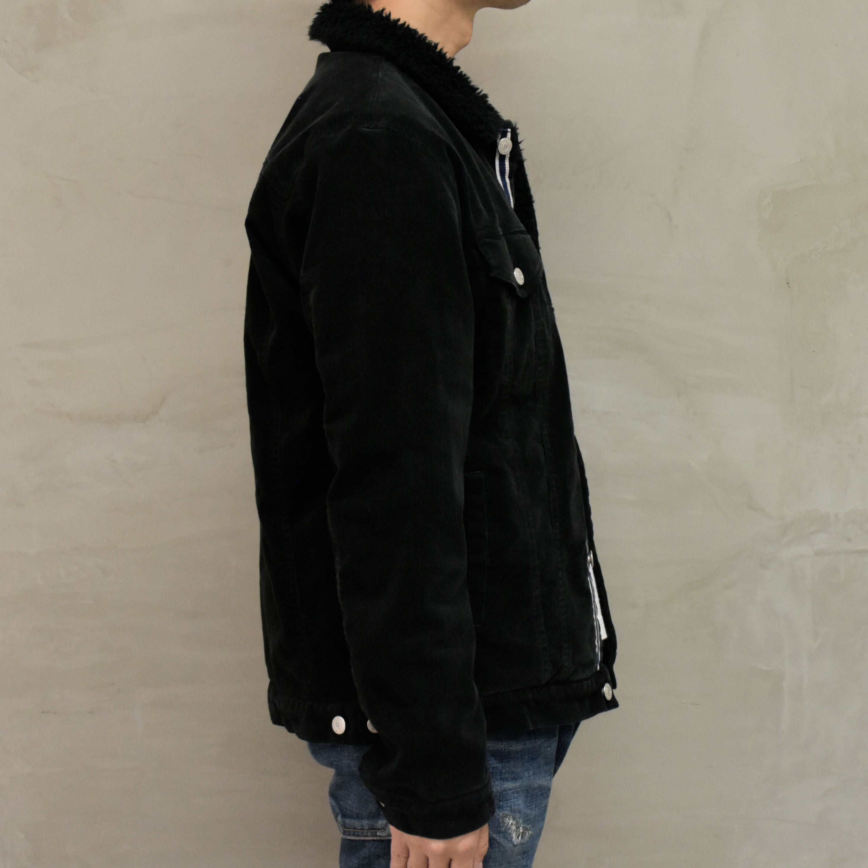 BOA CORDUROY 3rdtype JACKET / BLACK