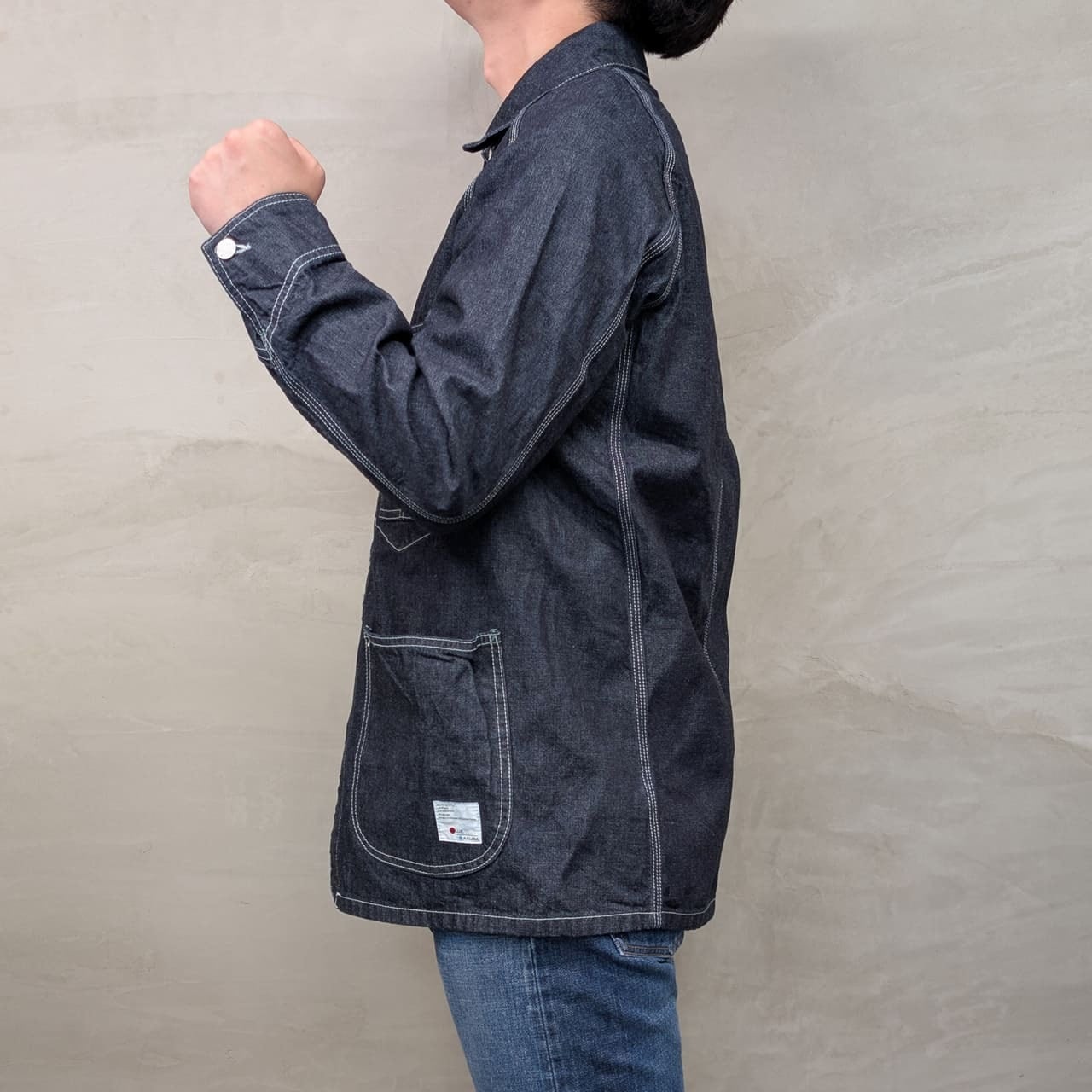 DENIM COVERALL OW