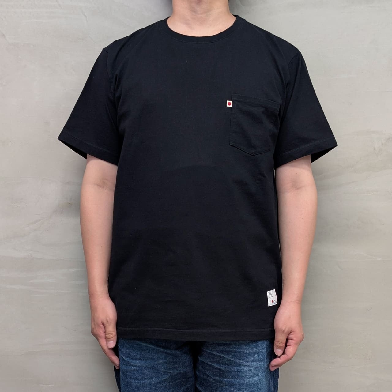 PLAIN T-SHIRT［STEP］/ BLACK