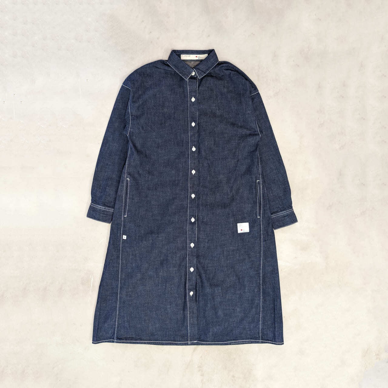 DENIM LONG SHIRT ""OW""