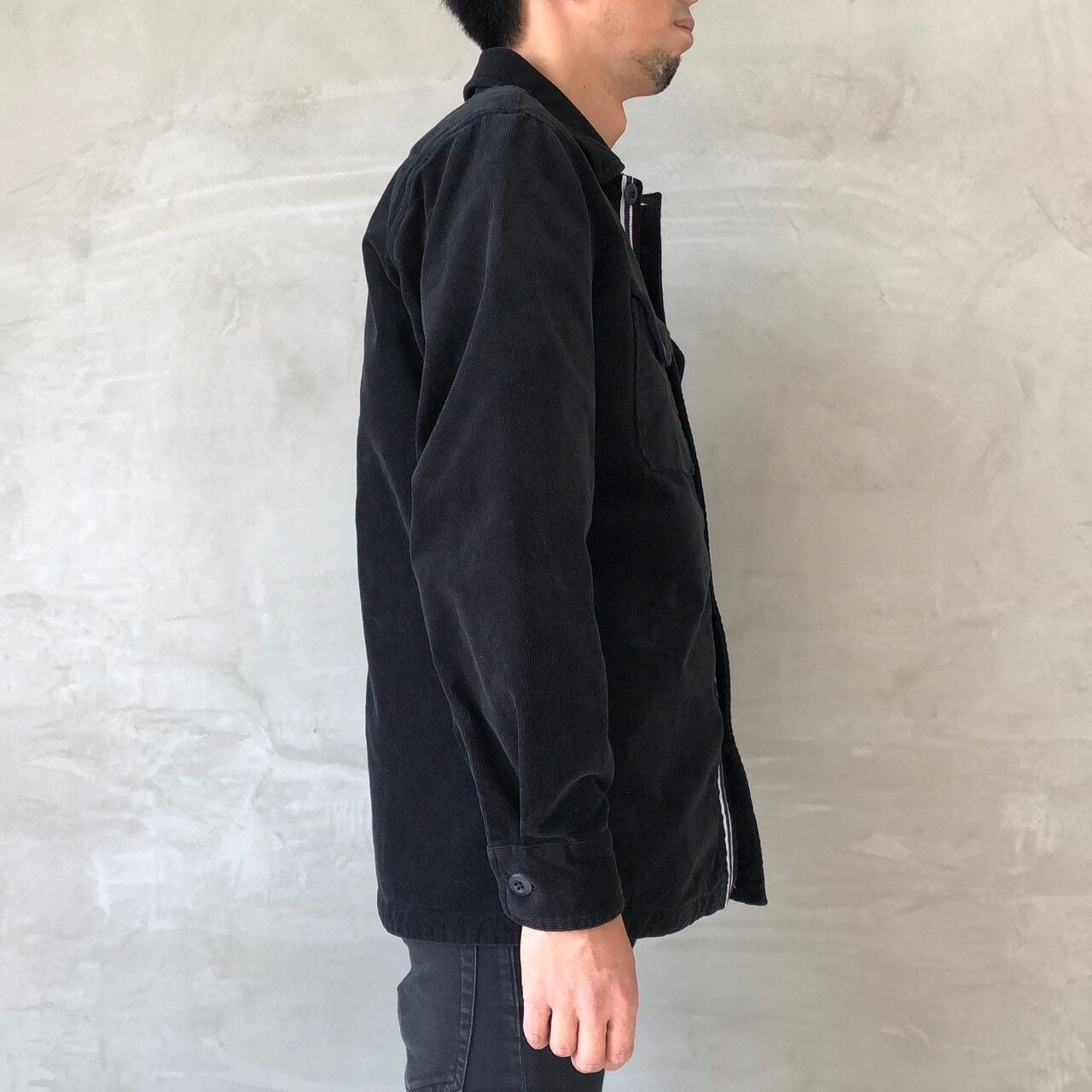 CPO JACKET ［CORDUROY］ / BLACK