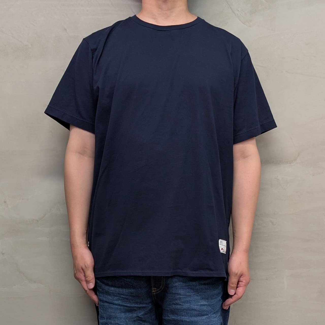 PLAIN T-SHIRT［ROUND］/ NAVY