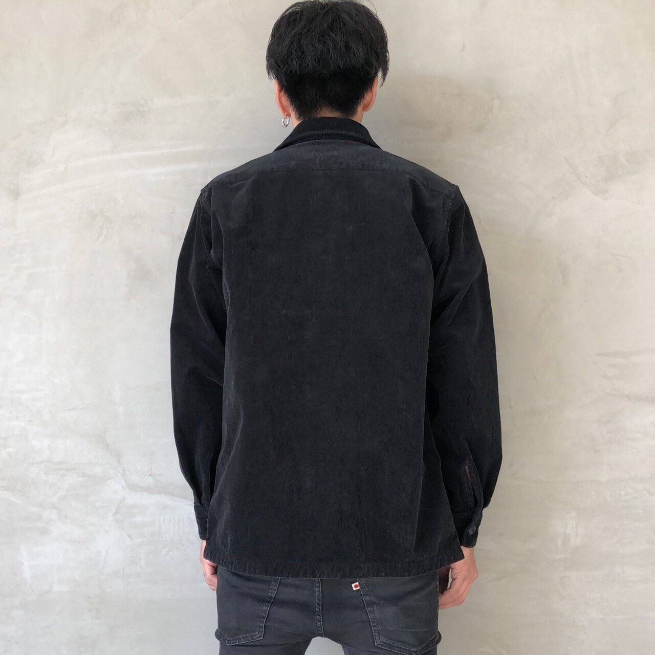 CPO JACKET ［CORDUROY］ / BLACK