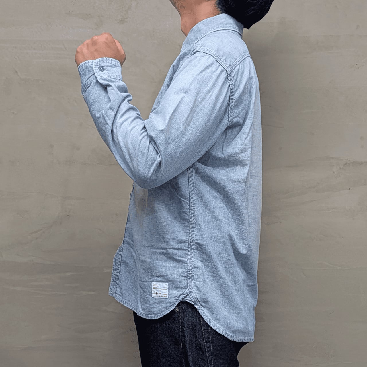 VINTAGE CHAMBRAY SHIRT USED