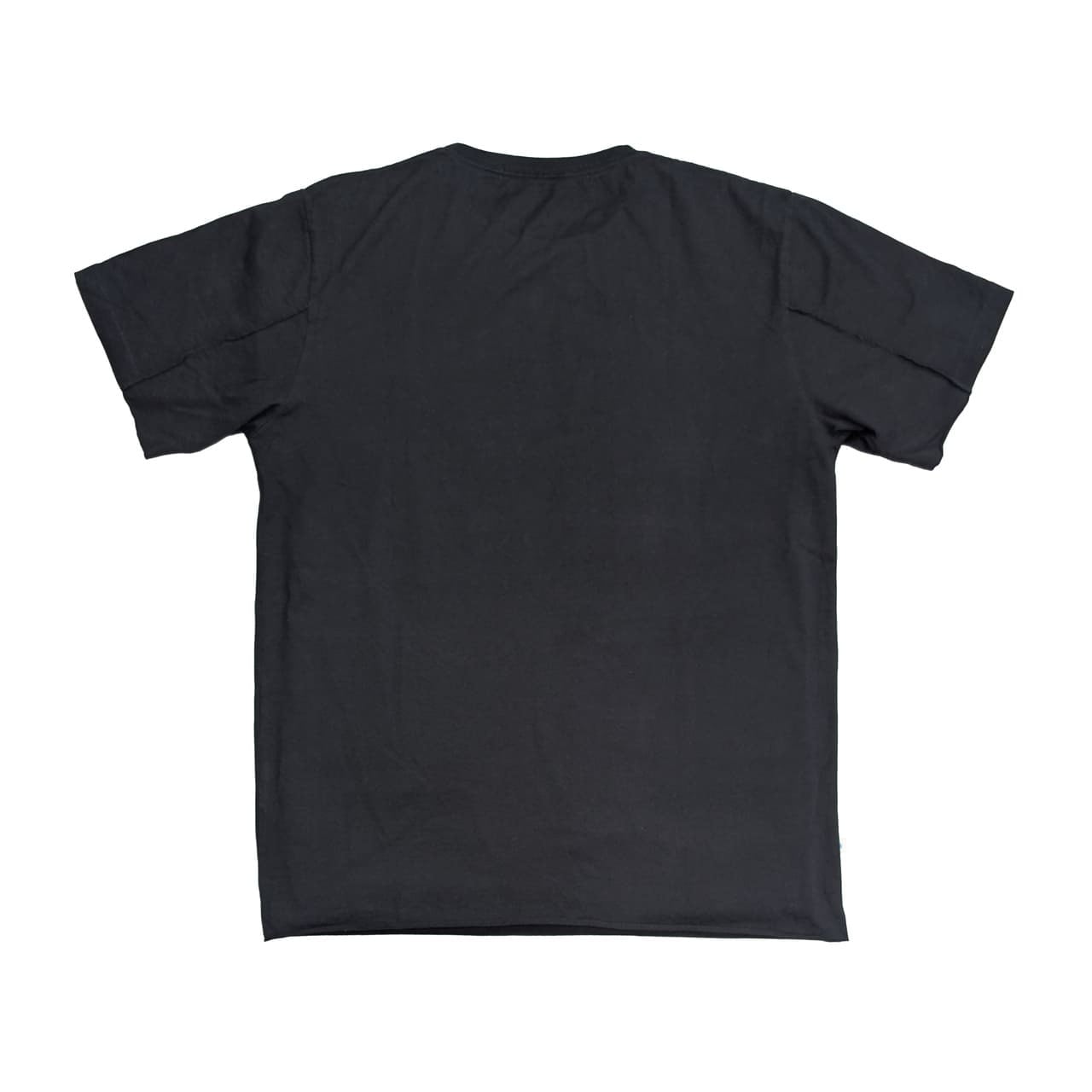 PLAIN T-SHIRT［CUT OFF］/ BLACK