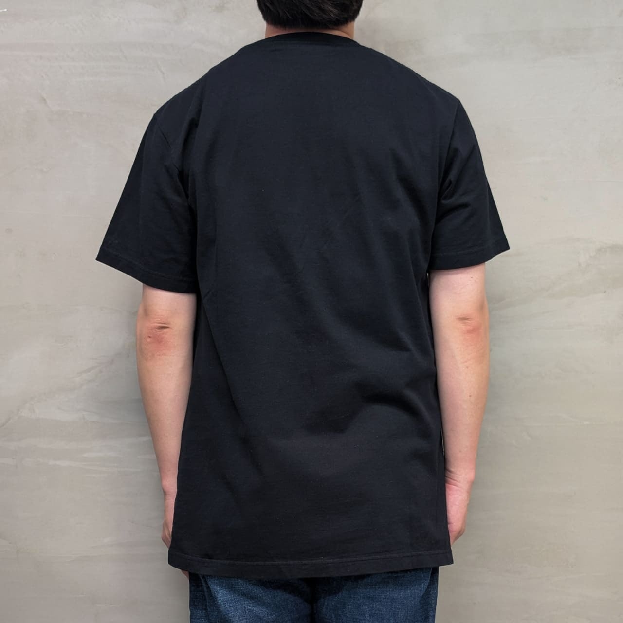 PLAIN T-SHIRT［STEP］/ BLACK
