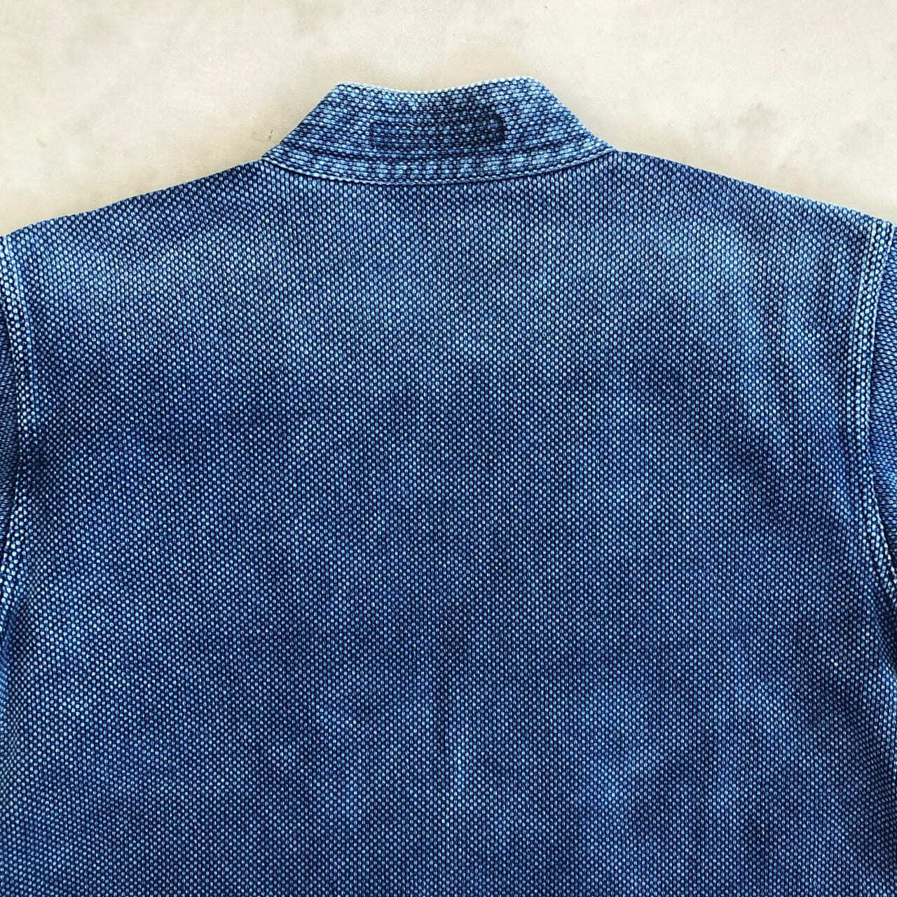 DENTO"" SASHIKO KIMONO JACKET ［LONG SLEEVE］ / L-INDIGO