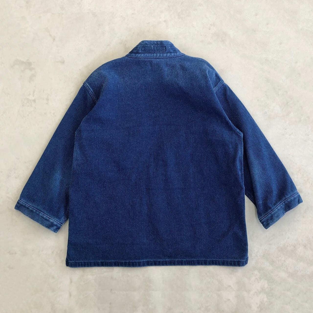DENTO"" SASHIKO KIMONO JACKET ［LONG SLEEVE］ / INDIGO