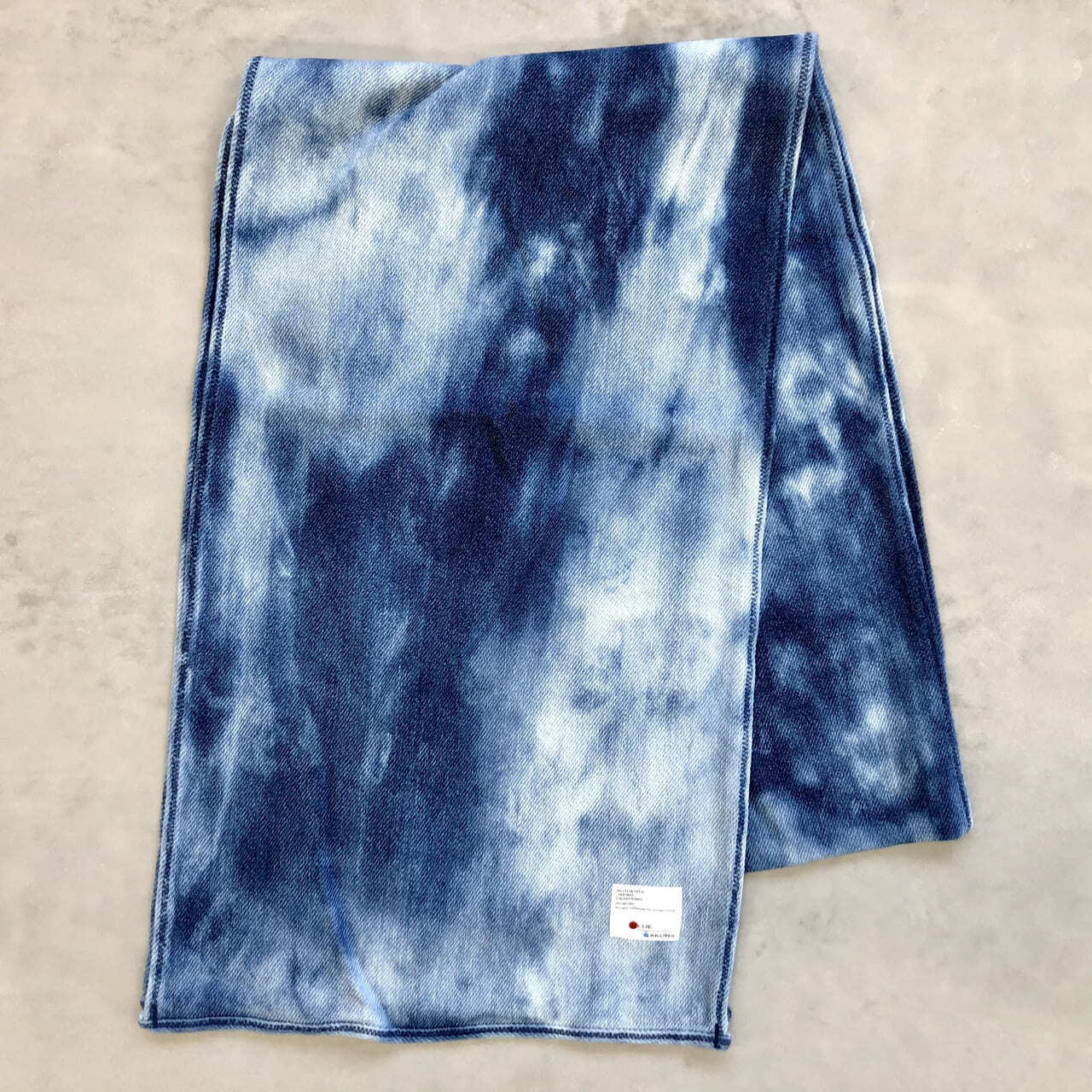 KNIT DENIM STOLE ［BLEACH］
