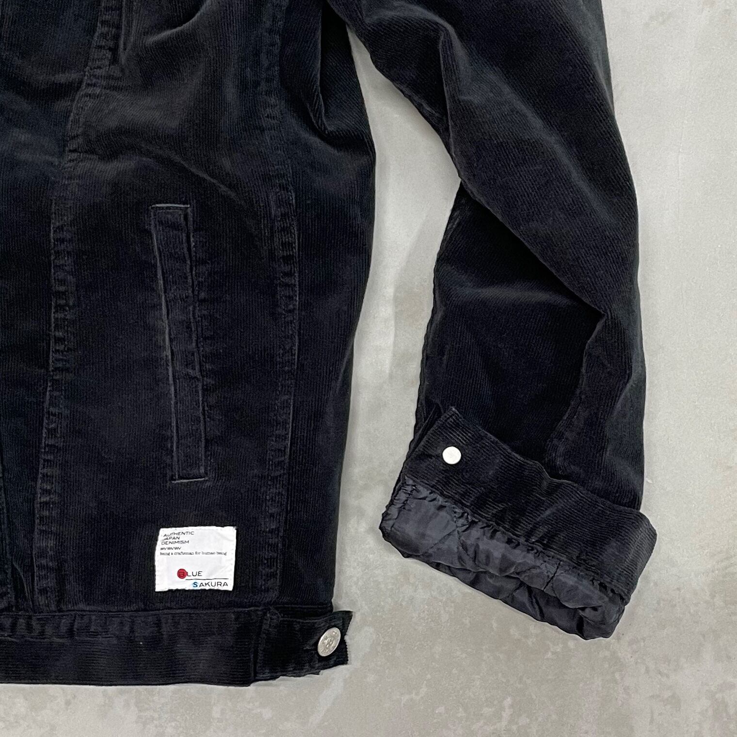 BOA CORDUROY 3rdtype JACKET / BLACK