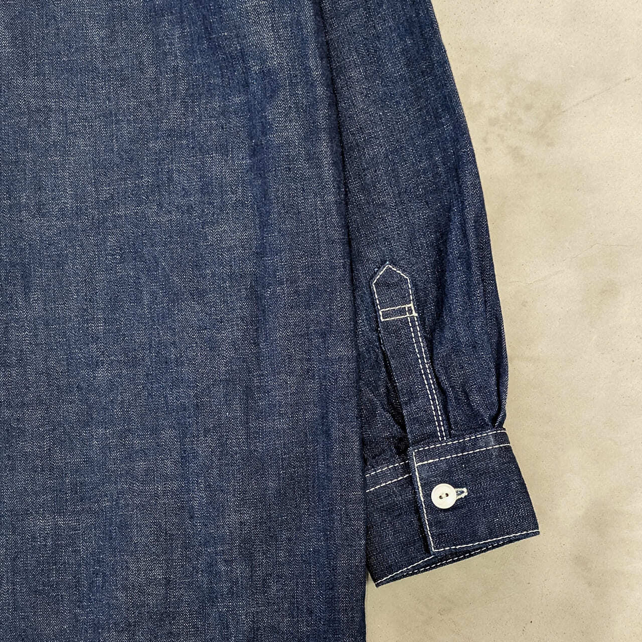 DENIM LONG SHIRT ""OW""