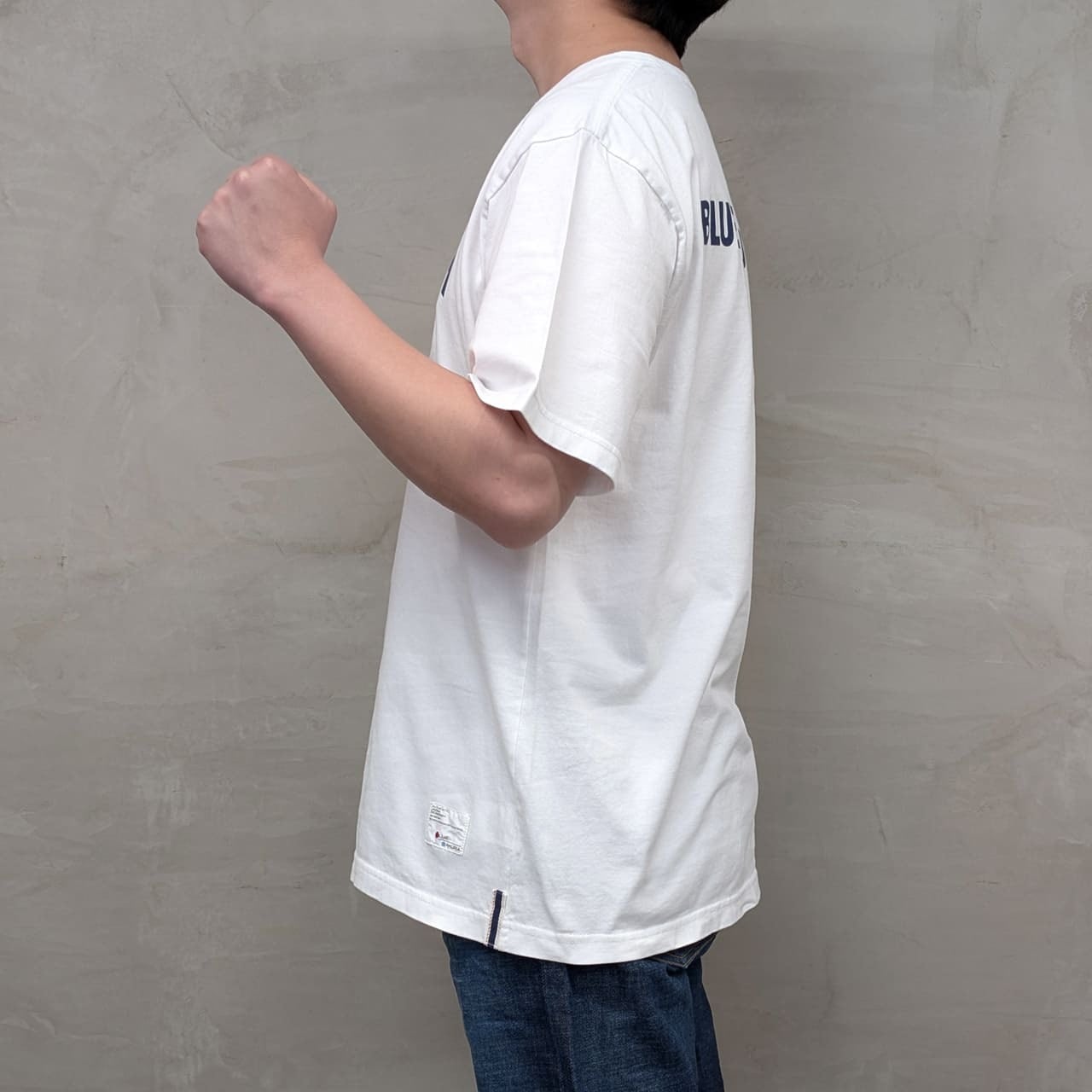 T-SHIRT ［KOJIMA CITY］ / WHITE×NAVY