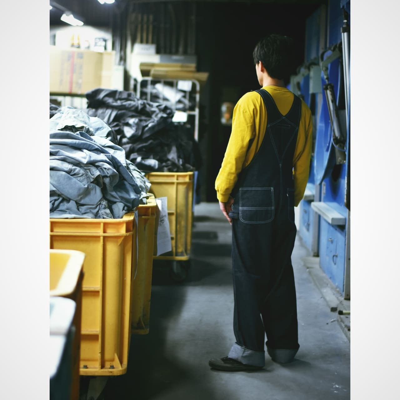 DENIM OVERALL OW