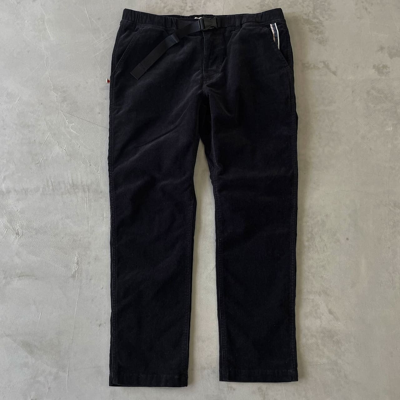 STRETCH CORDUROY CLIMBING PANTS / BLACK