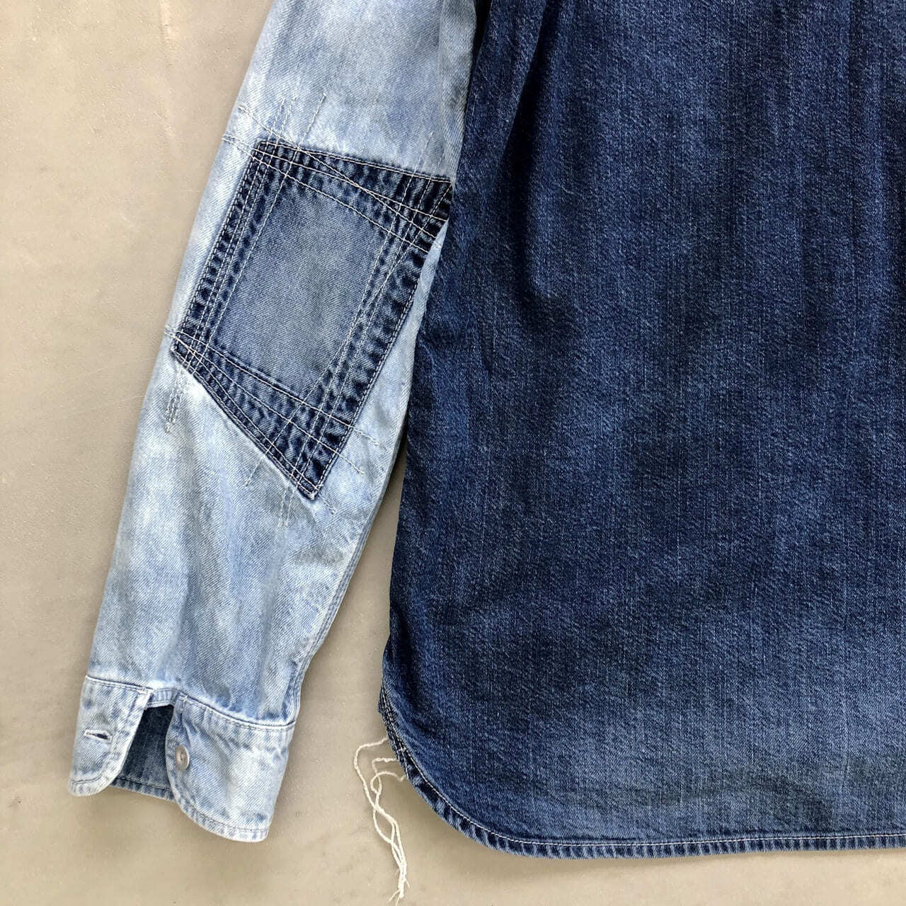 DENIM COMBI SHIRT ［bi-color ver］
