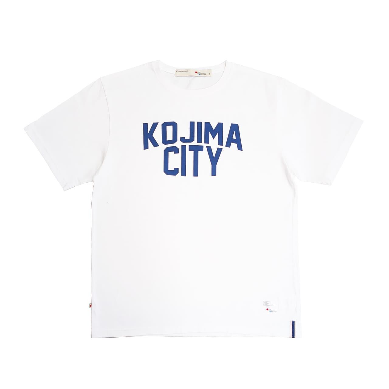 T-SHIRT ［KOJIMA CITY］ / WHITE×NAVY